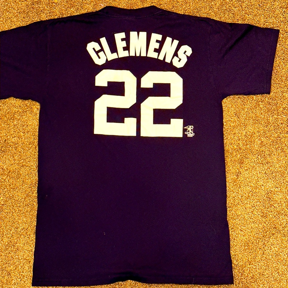 Y2K Vintage Majestic New York Yankees Roger Clemens T-Shirt Jersey Men’s L